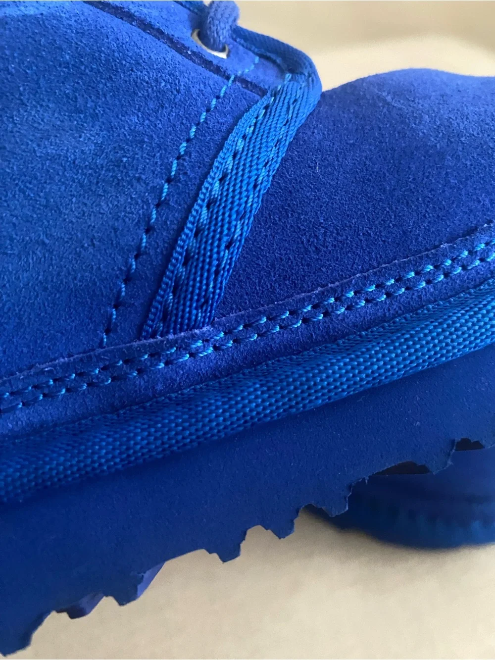 Ugg Kids Unisex Neumel II Boots Royal Blue 1017320K NEW W/O BOX size 1  8.5”